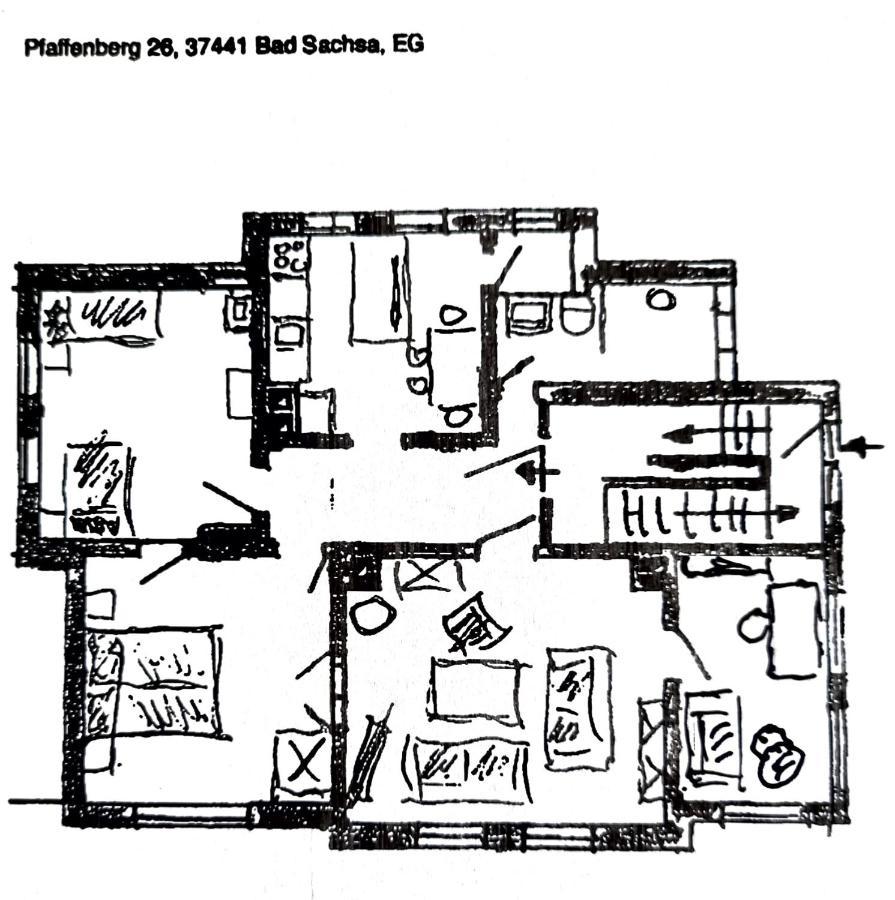 Sonneck Apartment บัดซัคซา ภายนอก รูปภาพ